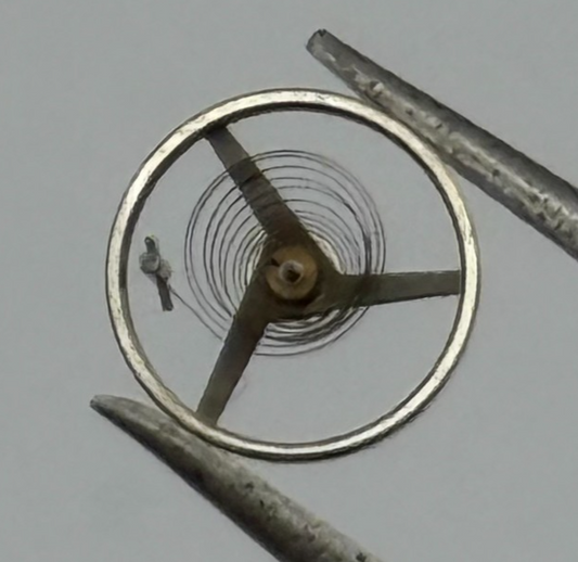AS 1677 Balance Wheel Complete And Spring  5½’’’ 1417 M Watch Movement Parts