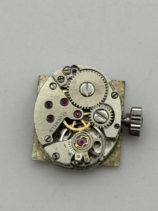 12.9mm Running Vintage Perfex AS 1978-2 Manual Wind Swiss Watch Movement REPAIR