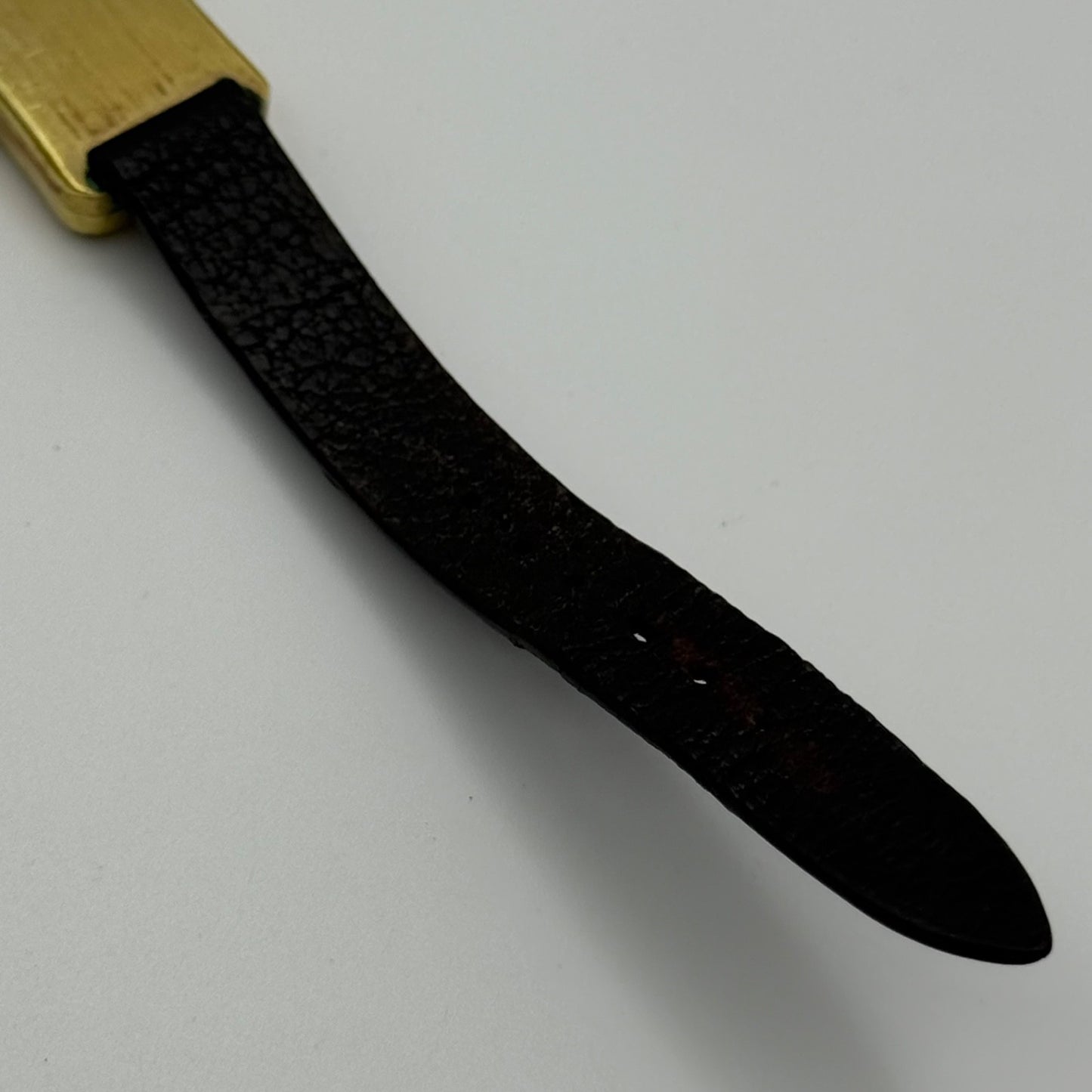 18mm Vintage Jean Renet Brown Dial 17 Jewels Manual Wind Watch PARTS / REPAIR