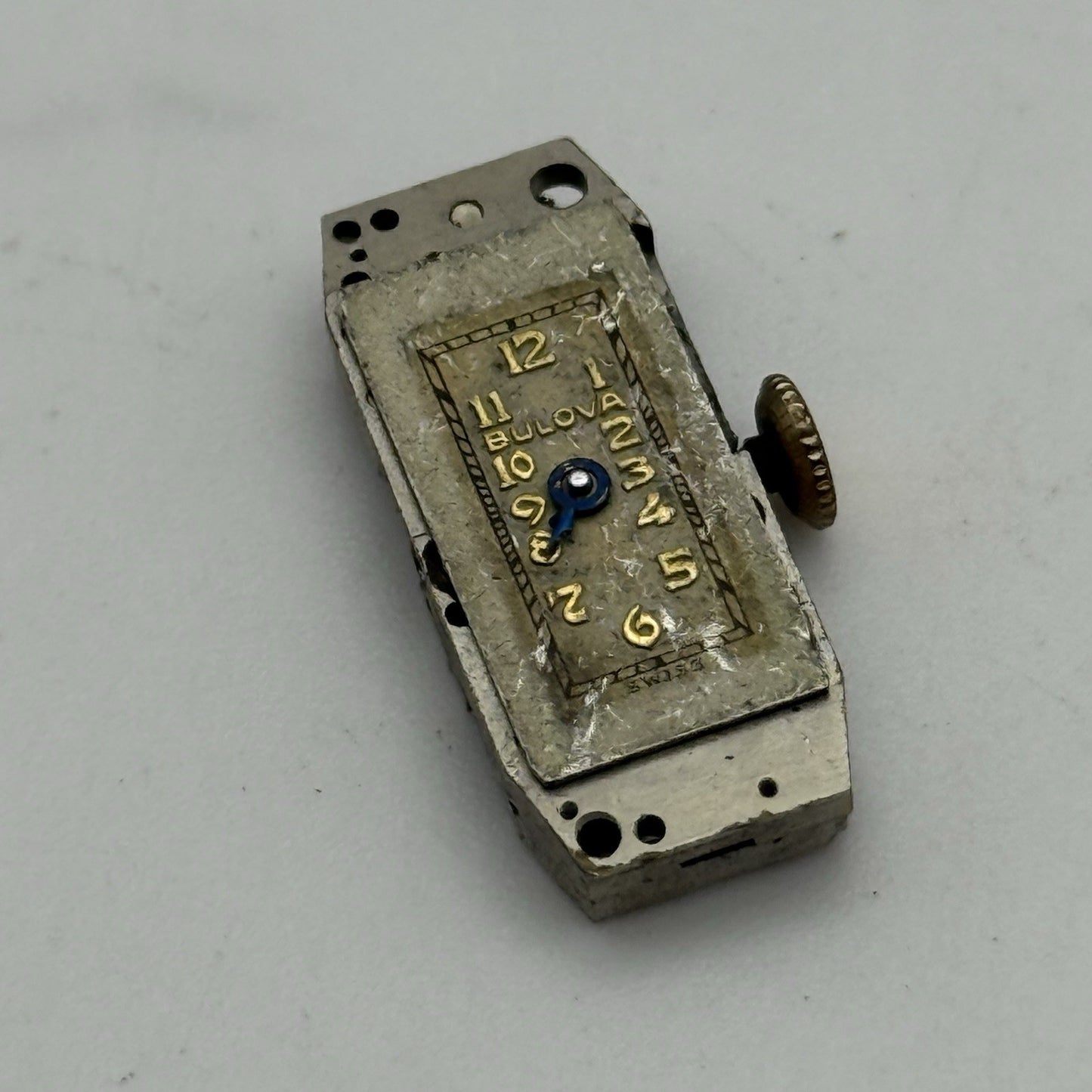 9mm Vintage Ladies Bulova 3AN Manual Wind Swiss Watch Movement PARTS REPAIR