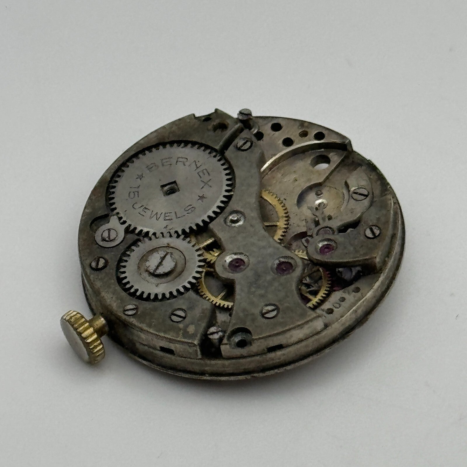 27.1mm Men's Bernex FHF 15 Jewels Trench Watch Movement Manual Wind Swiss PARTS