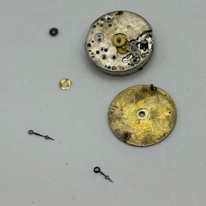 23.6mm Buren A Grand Prix 10 1/2N Manual Wind Swiss Watch Movement PARTS SPARES