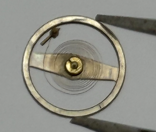 Brac 2051 Balance Wheel Complete And Spring 5½’’’ 69 M Watch Movement Parts 