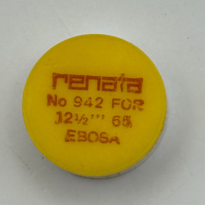 Ebosa 65 Balance Wheel Complete And Spring 12½’’’  942 Watch Movement Parts NOS