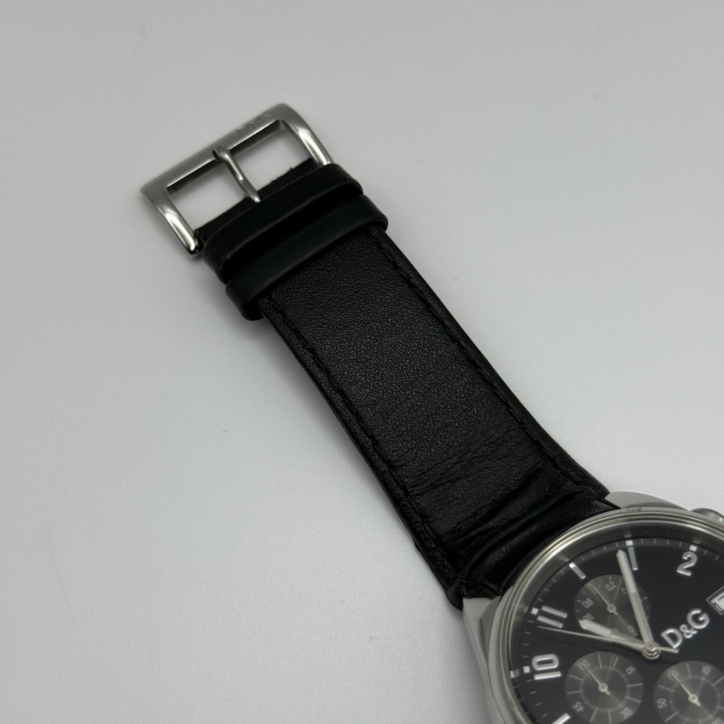 Dolce & Gabbana D&G 40mm Working Quartz Watch Date Display Stainless Steel