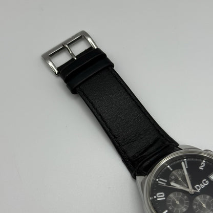 Dolce & Gabbana D&G 40mm Working Quartz Watch Date Display Stainless Steel