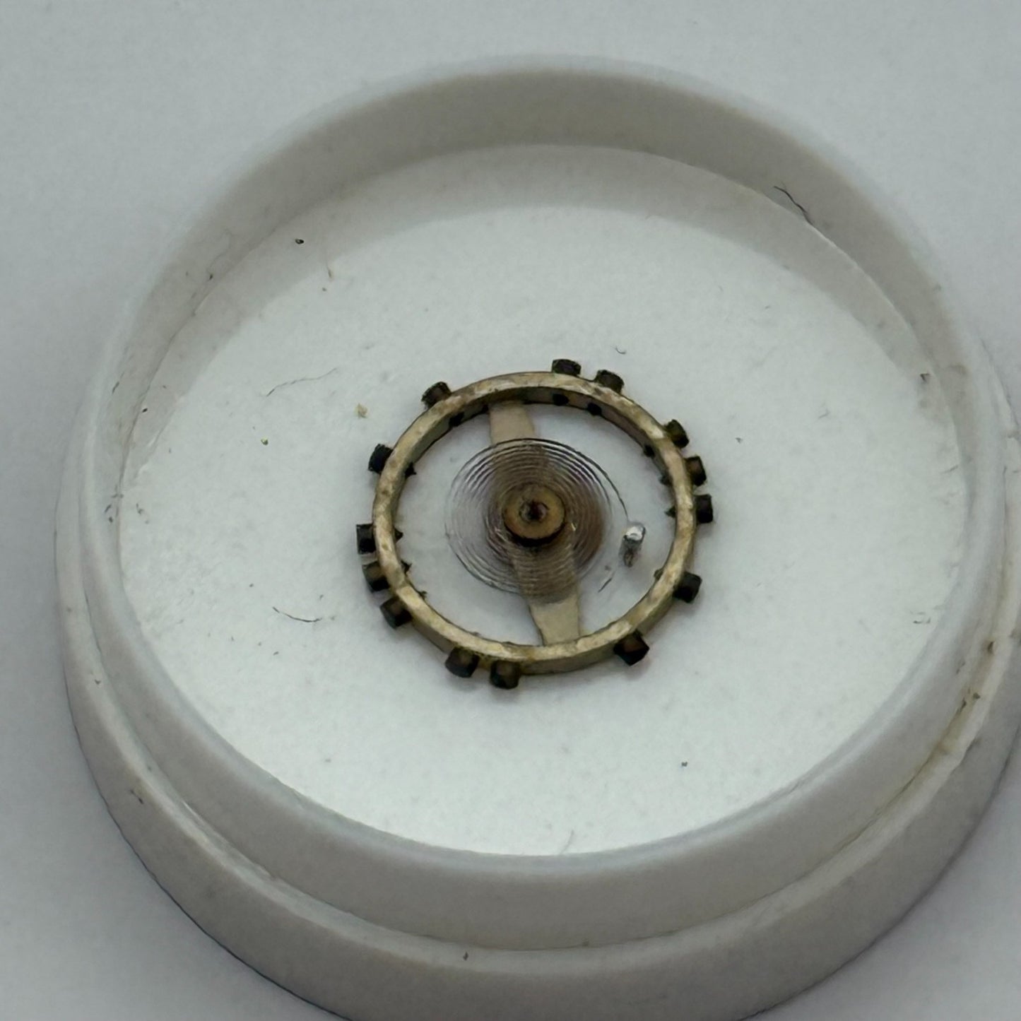 AS 976 1012 Balance Wheel Complete And Spring  29 M Watch Movement Parts NOS 