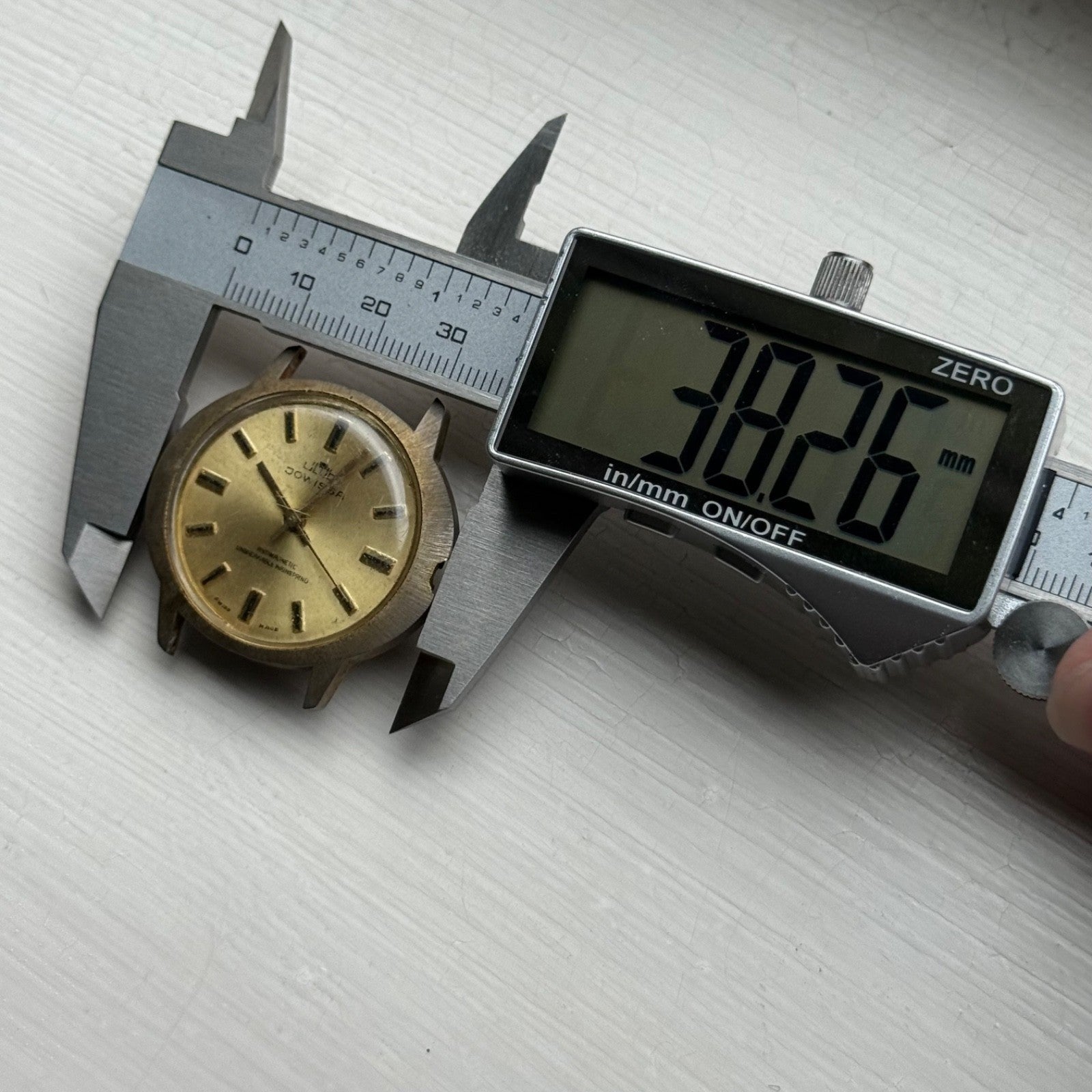 38mm Jowissa Watch Co Unbreakable Spring Vintage Manual Wind Watch PARTS REPAIR