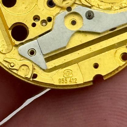 23.8mm ETA 955.412 Partial Quartz Swiss Watch Movement Vintage PARTS SPARES