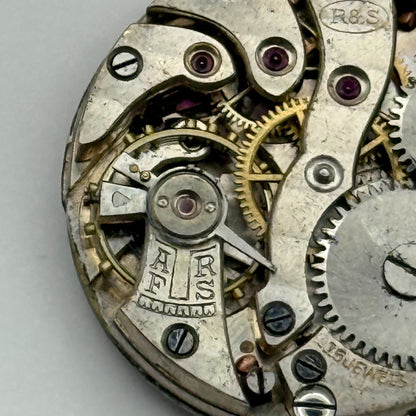 R&S Rotherham & Sons Watch Movement Manual Wind Vintage Parts Repair 23.6mm