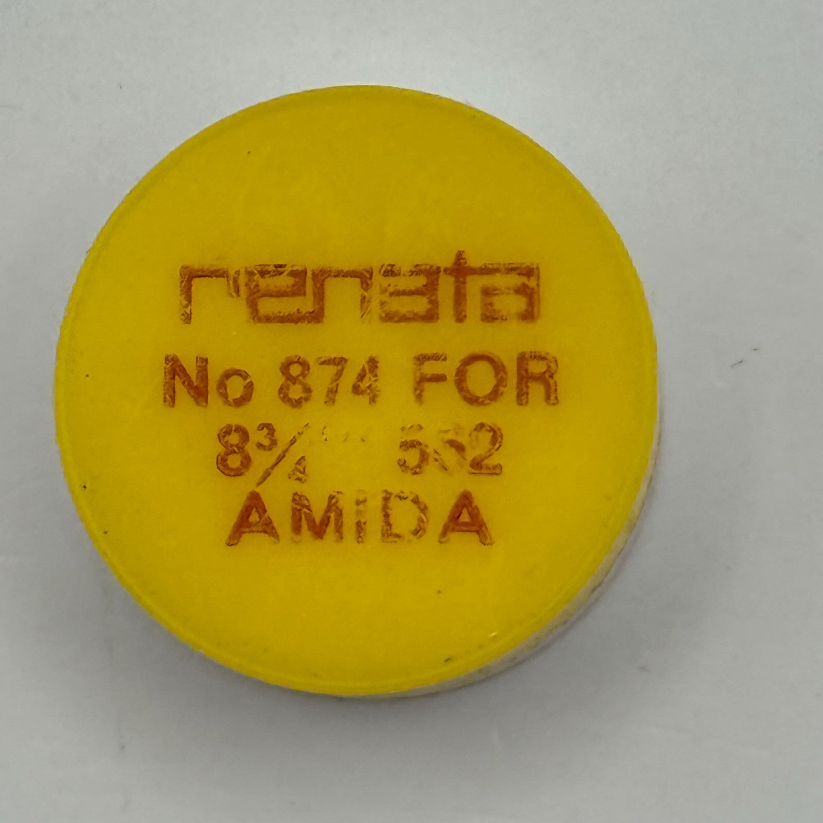 Amida 562 Balance Wheel Complete And Spring  8¾’’’ 874 Watch Movement Parts NOS