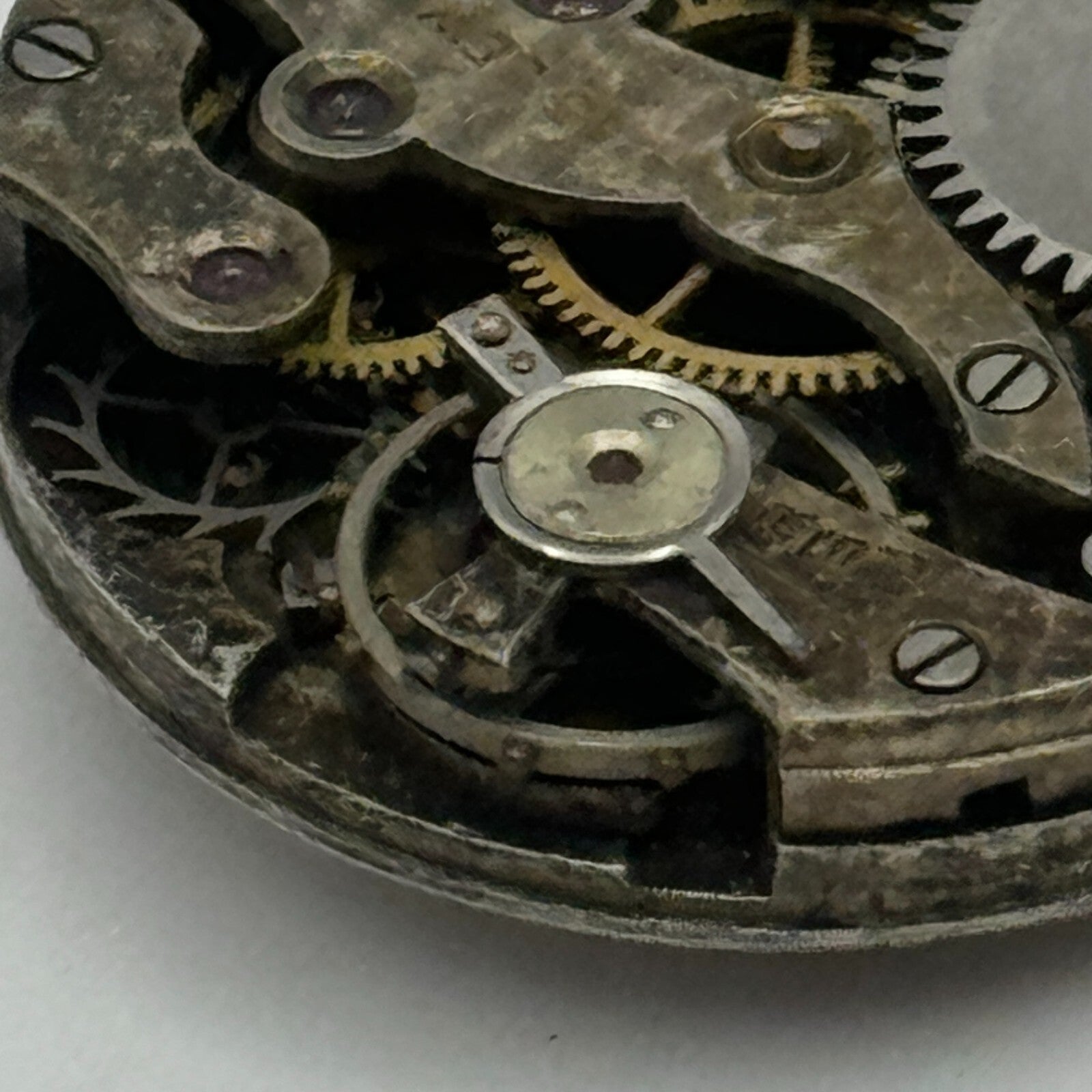 23.7mm AS A Schild 15 Jewels Trench Watch Movement Manual Wind Swiss PARTS SPARE