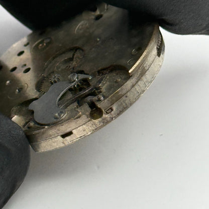 FEF Trench 15 Jewels Watch Movement Manual Wind Vintage Parts Repair 29.5mm