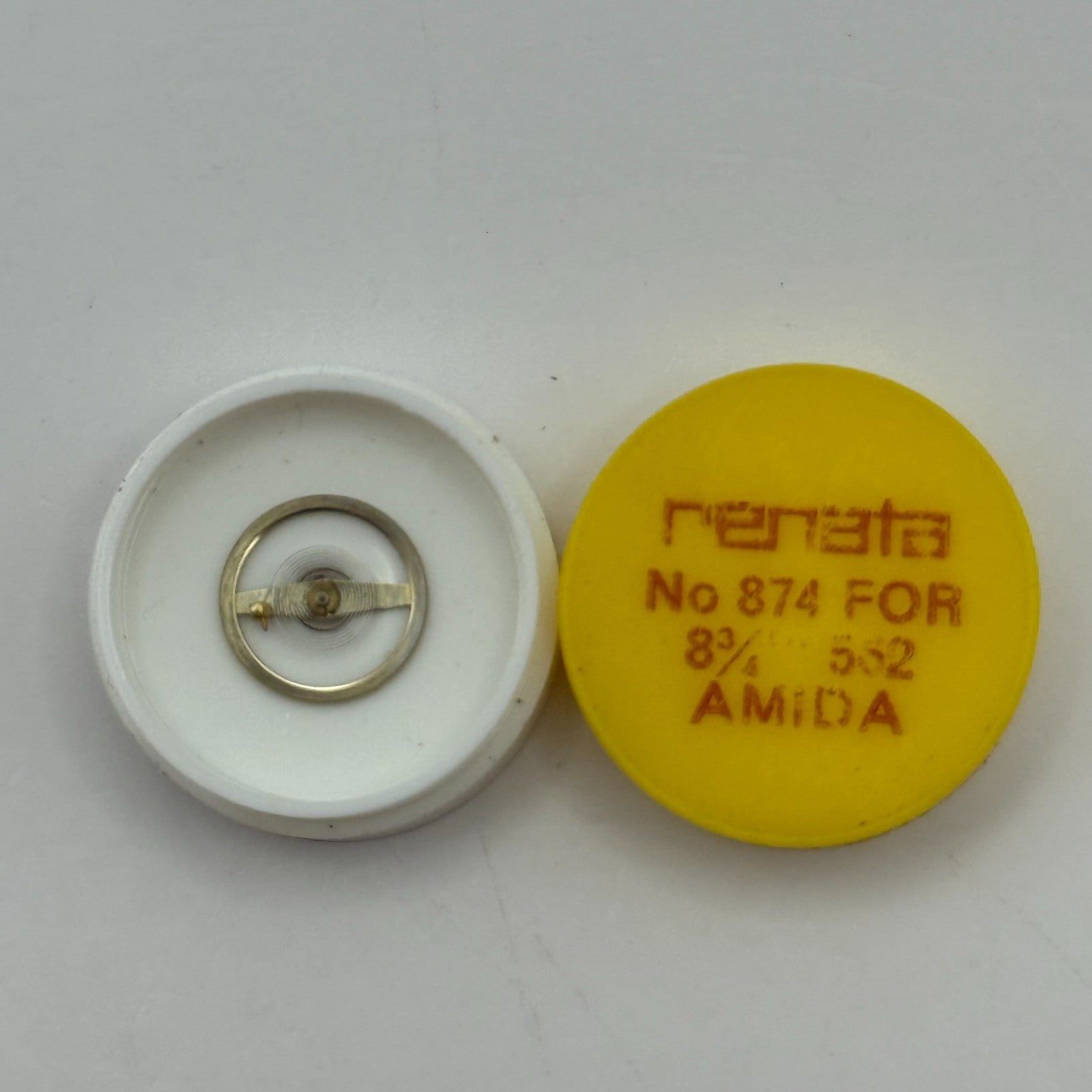 Amida 562 Balance Wheel Complete And Spring  8¾’’’ 874 Watch Movement Parts NOS