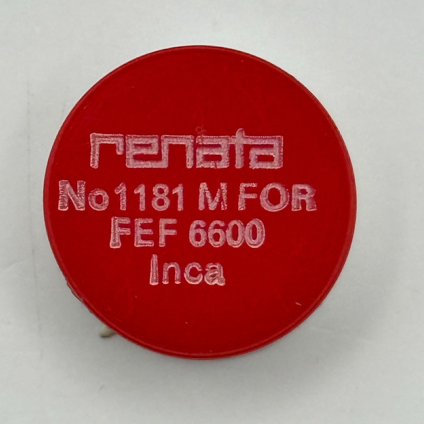 FEF 6600 Balance Wheel Complete And Spring  Inca 1181 M Watch Movement Parts NOS