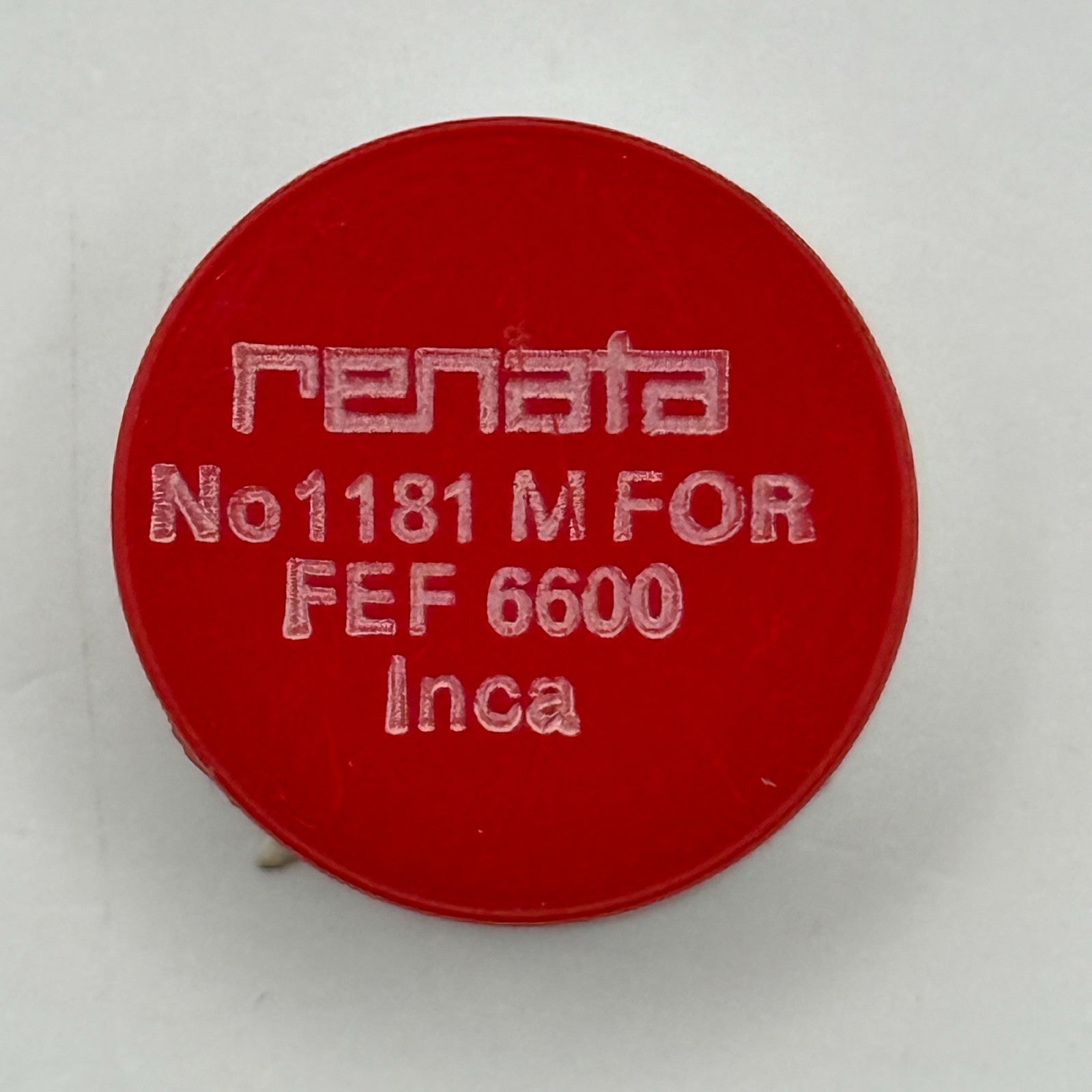 FEF 6600 Balance Wheel Complete And Spring  Inca 1181 M Watch Movement Parts NOS