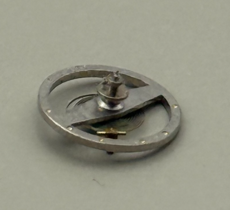 Brac 2051 Balance Wheel Complete And Spring  5¼’’’ 69 M Watch Movement Parts NOS