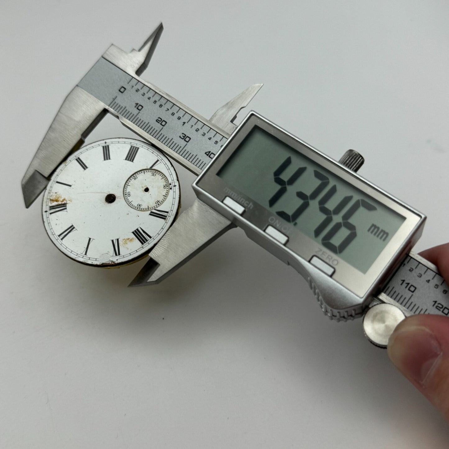 43.4mm Antique R Stewart Argyle & Buchanan Glasgow Pocket Watch Movement PARTS