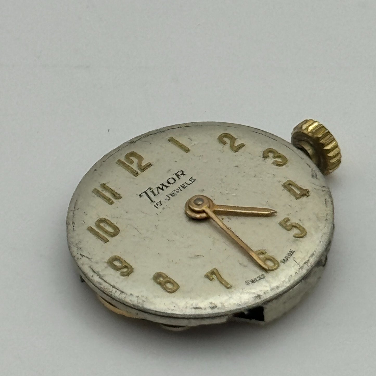 17.5mm Ladies Timor Felsa F 4022 Manual Wind Watch Movement Swiss Vintage PARTS