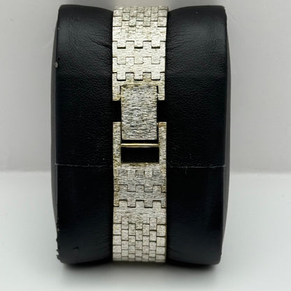 15mm Vintage Rotary Swiss Bark Affect Stainless Manual Wind Watch PARTS / REPAIR