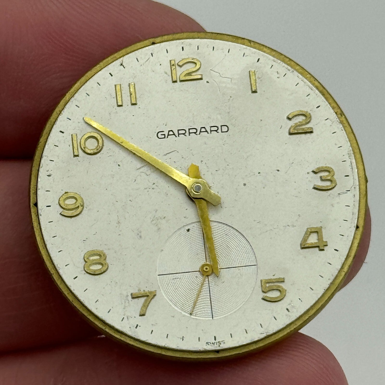 31.6mm Men's Garrard Unitas UT 6325 Manual Wind Swiss Watch Movement PARTS SPARE