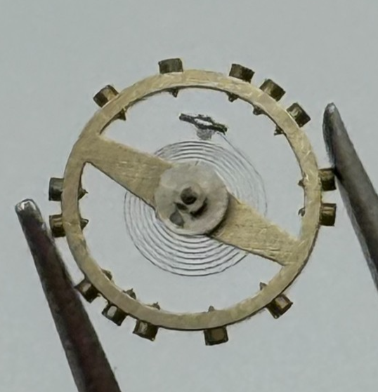 AS 976 1012 Balance Wheel Complete And Spring  29 M Watch Movement Parts NOS