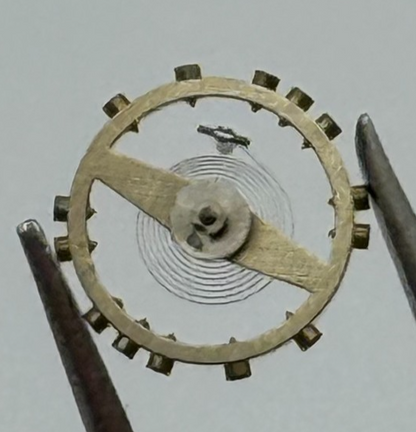 AS 976 1012 Balance Wheel Complete And Spring  29 M Watch Movement Parts NOS