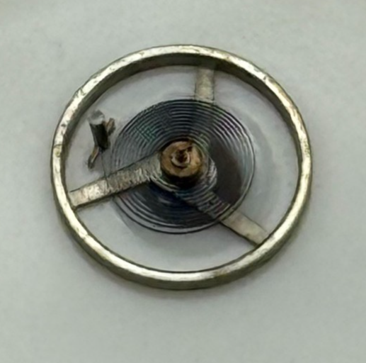 AS 1677 Balance Wheel Complete And Spring Inca  1414 M Watch Movement Parts NOS