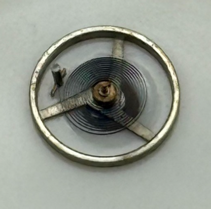 AS 1677 Balance Wheel Complete And Spring Inca  1414 M Watch Movement Parts NOS