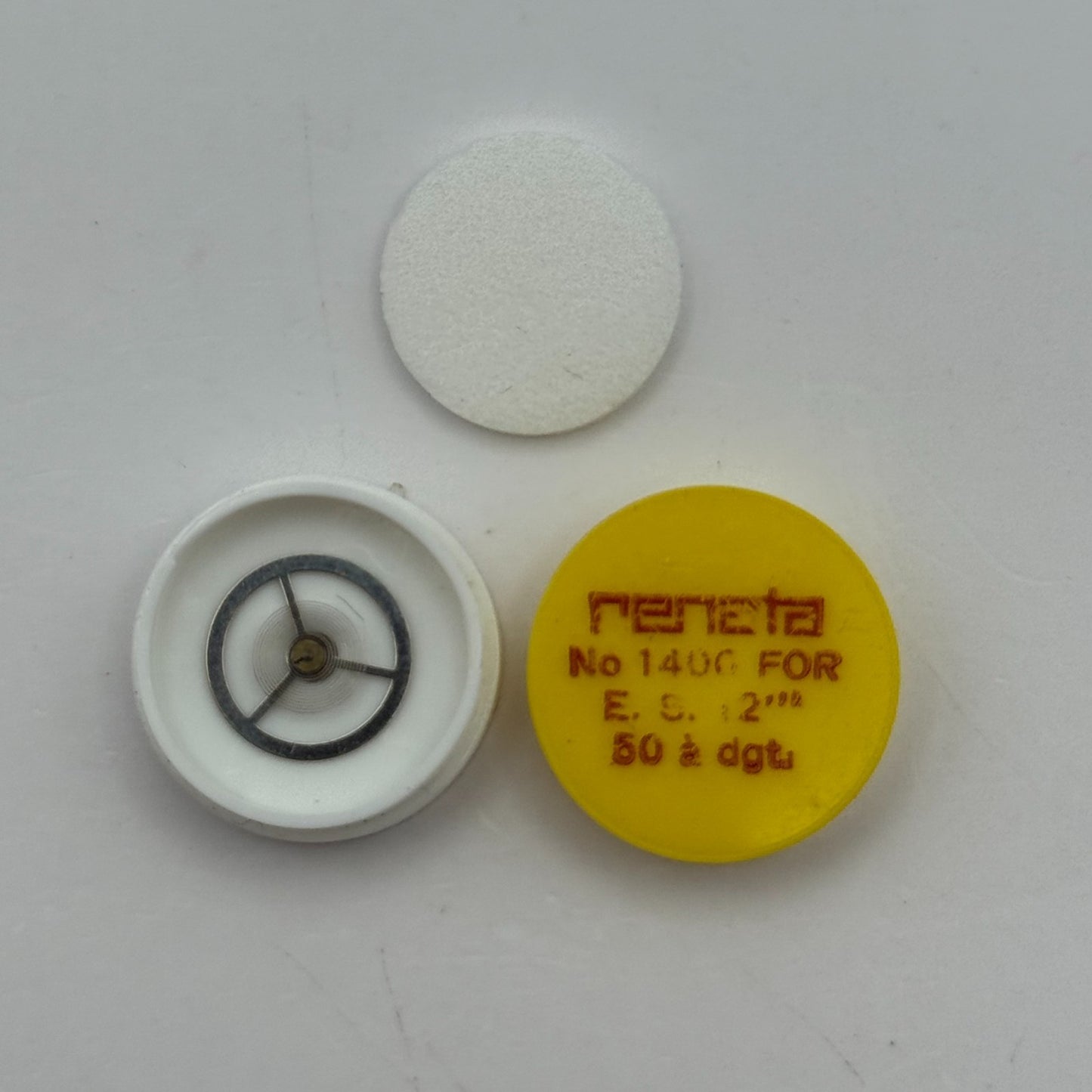 ES 50 Balance Complete 12’’’ a dgt. Renata 1400 Watch Movement Parts Vintage