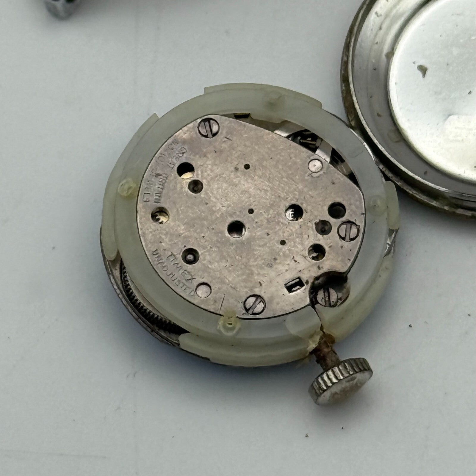 25mm Vintage Blue Timex Snoopy 1958 United Feature Syndicate INC Watch FOR PARTS