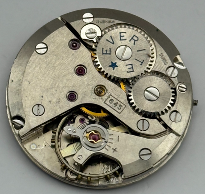 ETA 2370 Everite Watch Movement Manual Wind Vintage Parts Repair 25.9mm