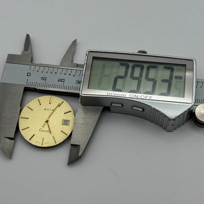 ESA ETA 944.111 Quartz Watch Movement Avia Date Vintage Swiss Parts Repair 26mm