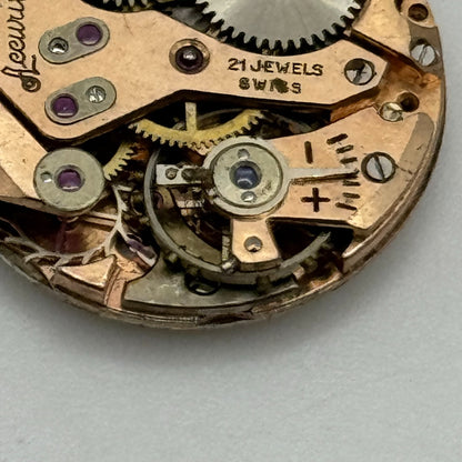 19.7mm Accurist AS A Schild 1156 Manual Wind 21 Jewel Watch Movement PARTS SPARE