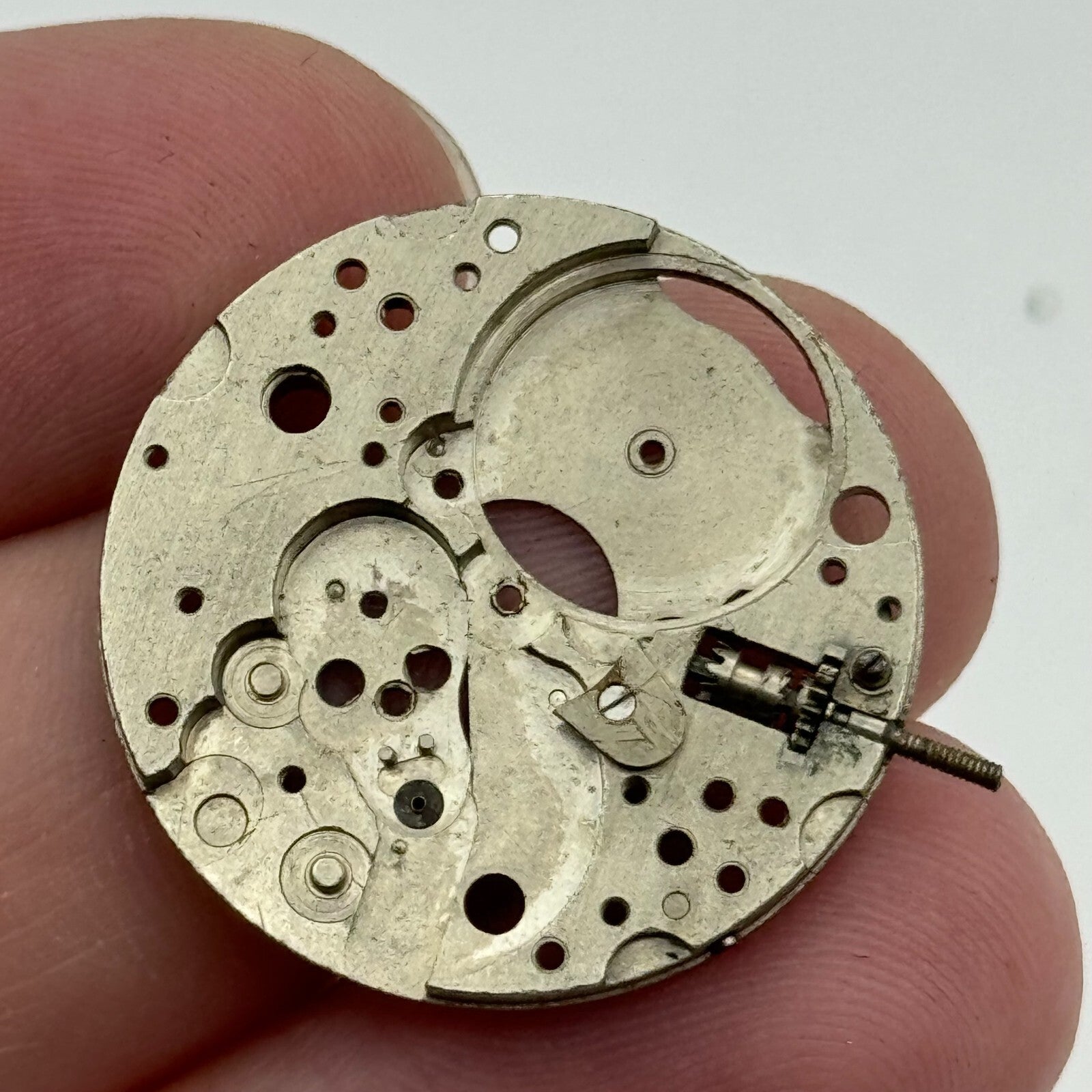 25.9mm Men's Felsa F 465 Partial Manual Wind Watch Movement Vintage Swiss PARTS