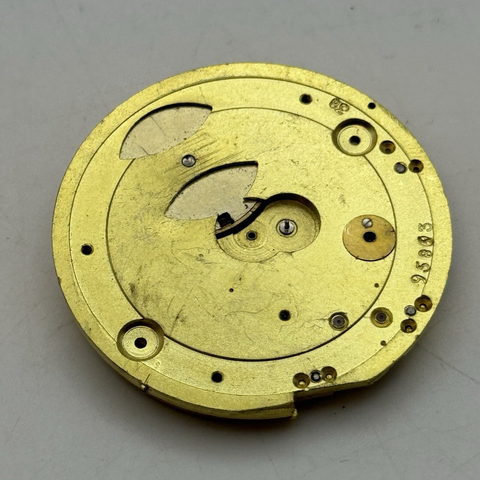 42.7mm Manual Wind Unidentified Quality Pocket Watch Movement FOR PARTS Restore