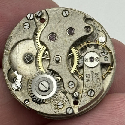 25.7mm Early ROLEX Rebberg Depose 15 Jewels Antique Watch Movement PARTS SPARES