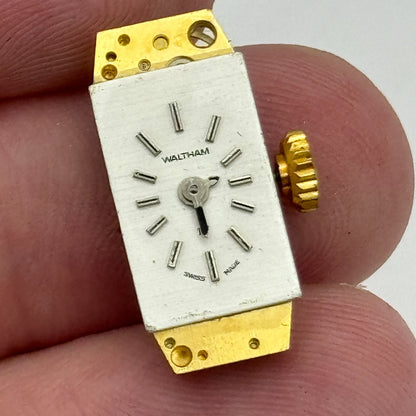 9mm Running Waltham FHF 59-21 Ladies Manual Wind Watch Movement Vintage PARTS