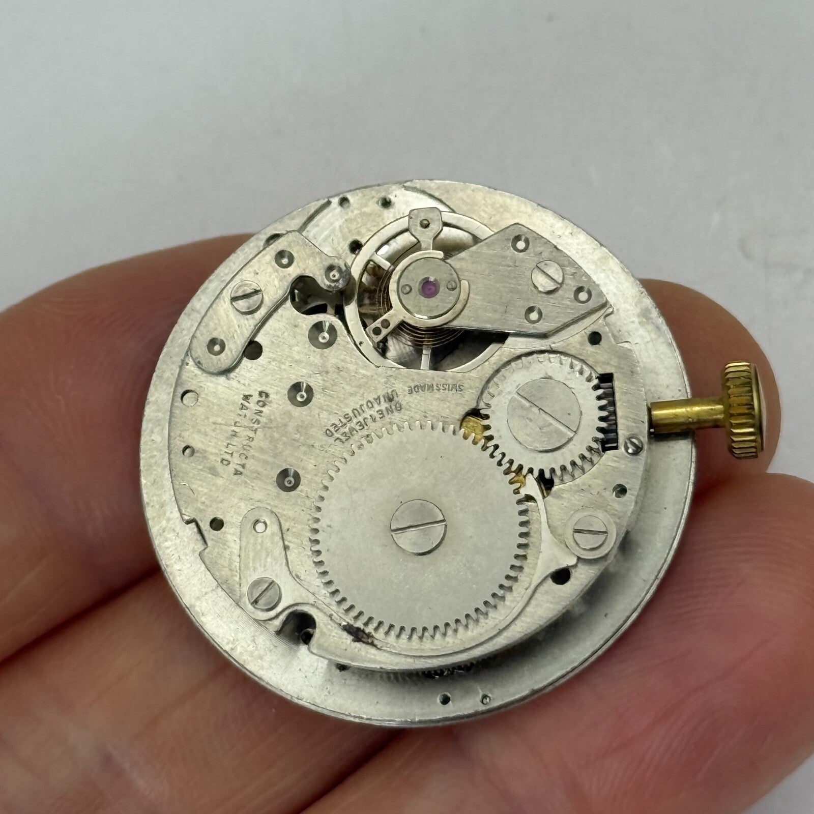 26.1mm Lamar Constructa Beautiful Dial Pendant Manual Wind Watch Movement PARTS
