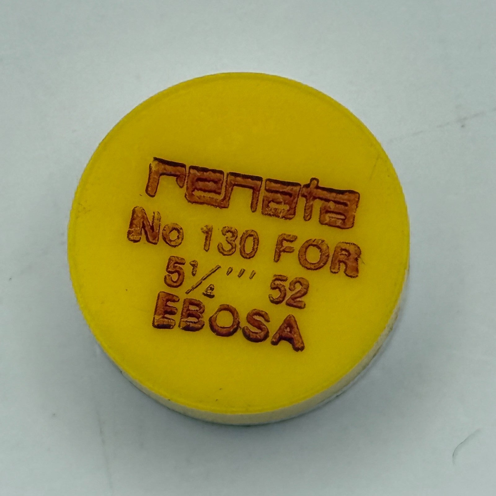 Ebosa 52 Balance Wheel Complete And Spring  5¼’’’ 130 Watch Movement Parts NOS