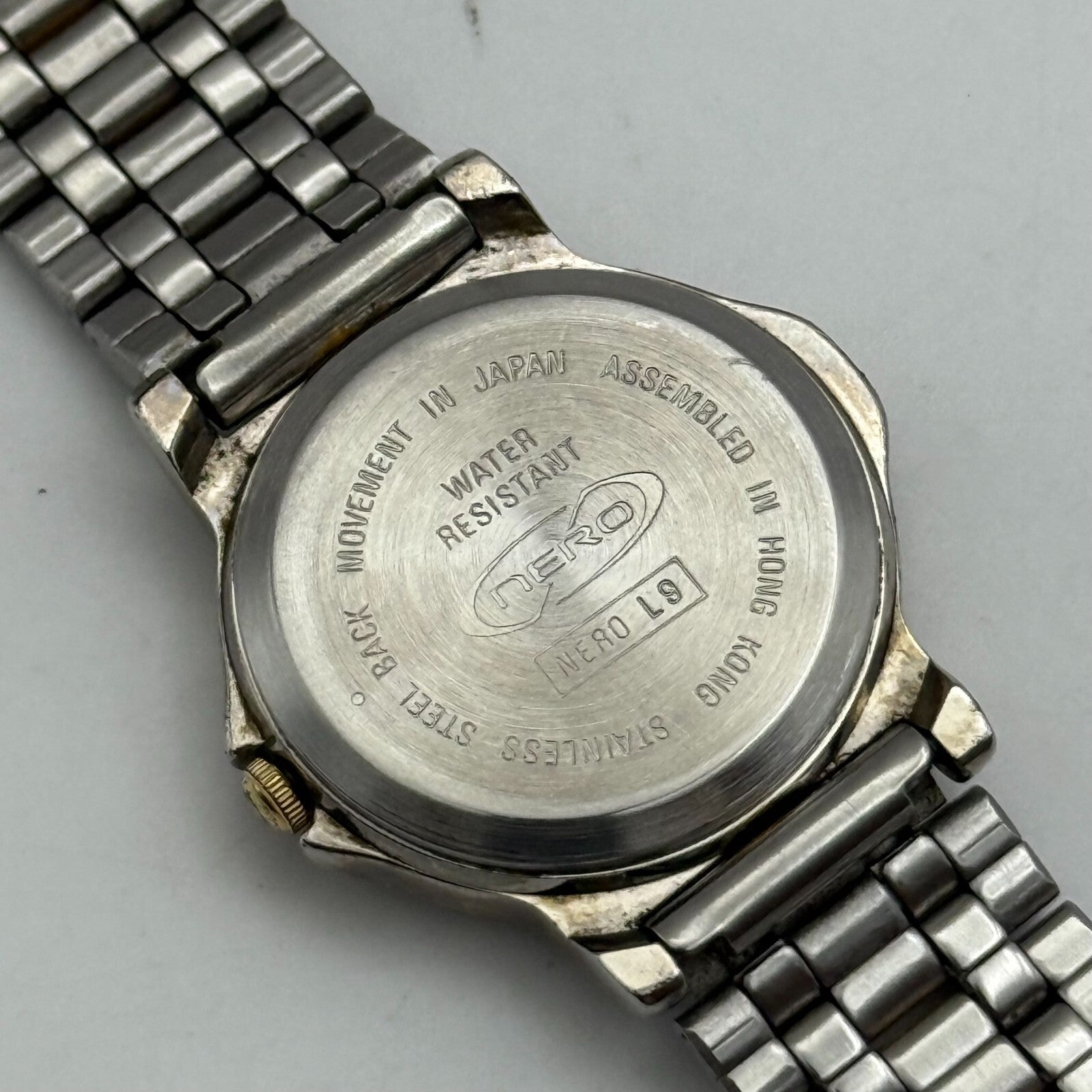 26mm Working Ladies Nero Pa-Nero Milano 2 Tone Quartz Watch 5.25 Inches