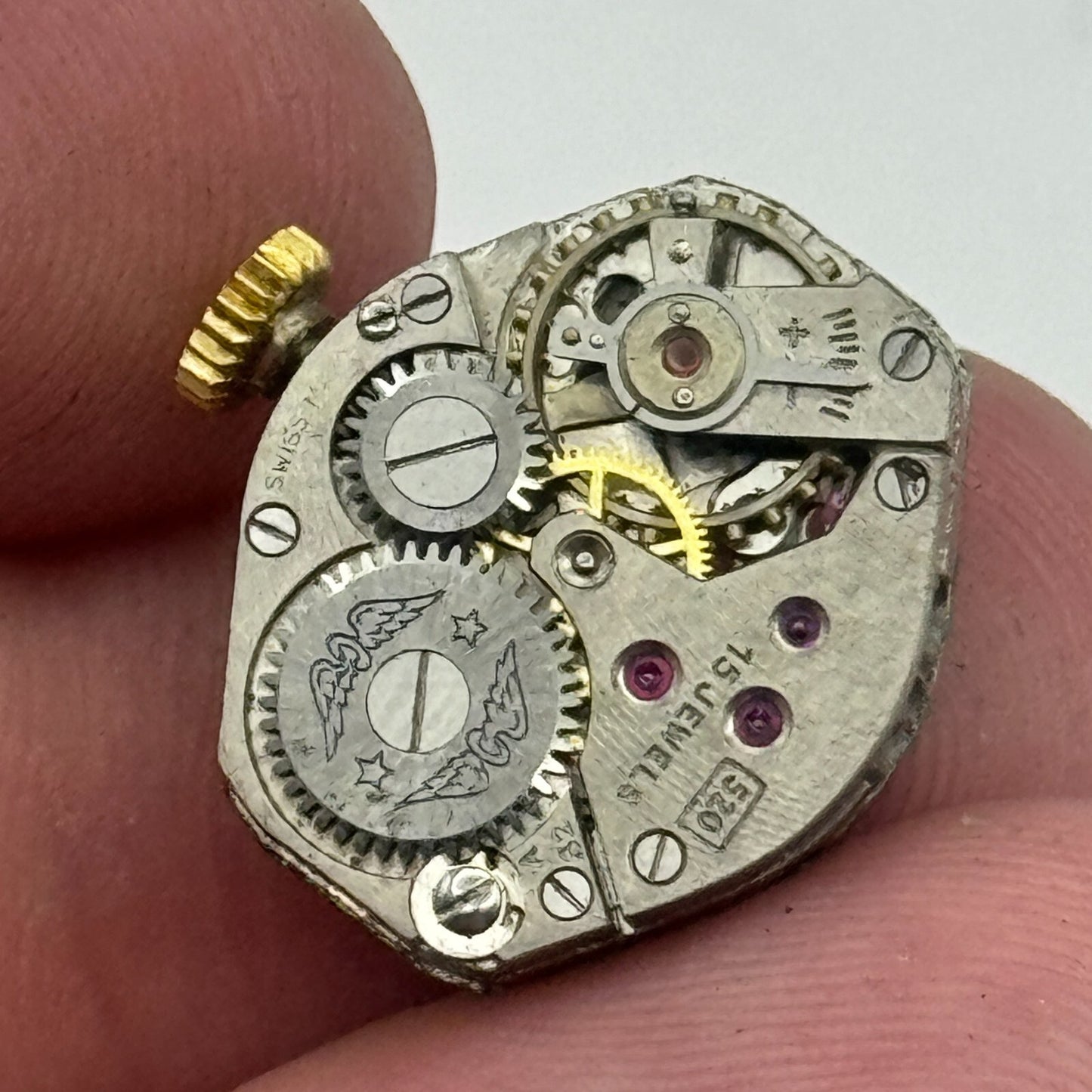15.1mm Ladies Rotary 520 MD 15 Jewels Manual Wind Swiss Watch Movement PARTS