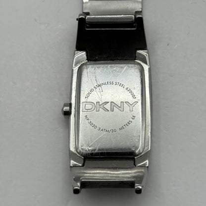 23mm Working Ladies DKNY NY-3030 Stainless Steel Quartz Watch Broken Strap