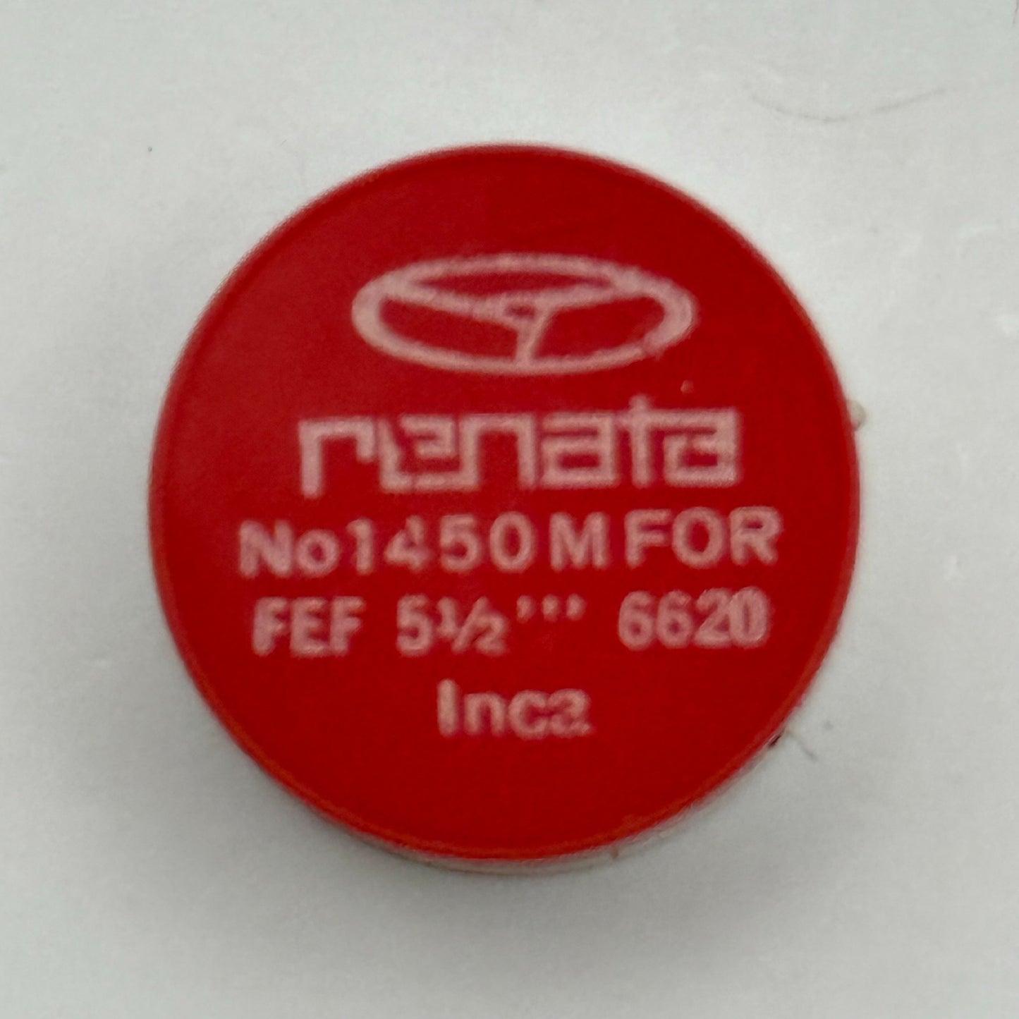 FEF 6620 Balance Wheel Complete And Spring 5½’’’ 1450 M Watch Movement Parts 