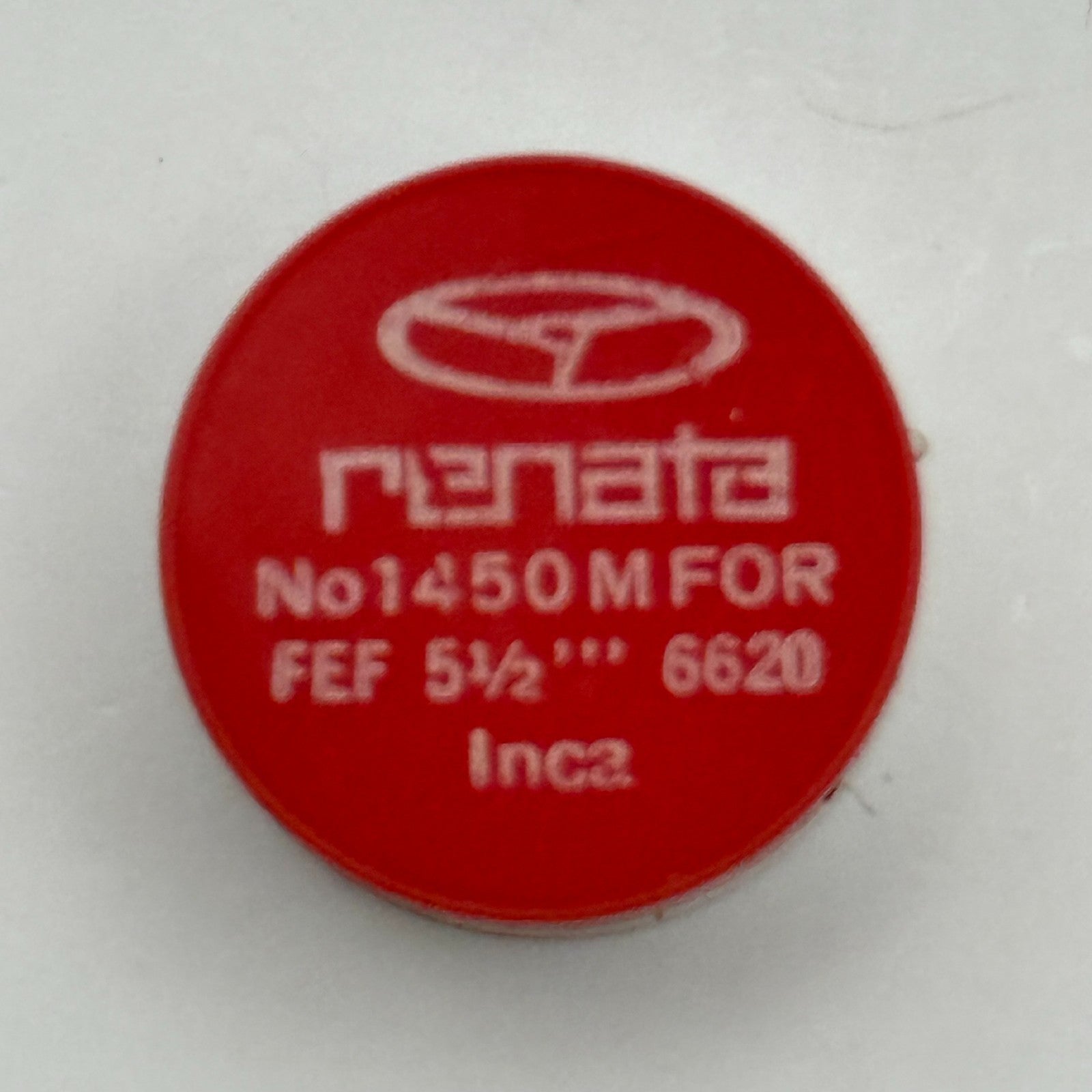 FEF 6620 Balance Wheel Complete And Spring 5½’’’ 1450 M Watch Movement Parts 