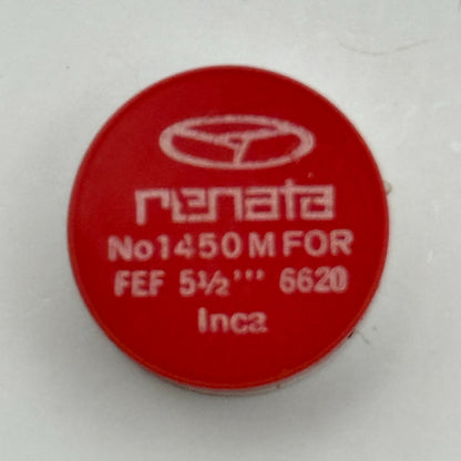 FEF 6620 Balance Wheel Complete And Spring 5½’’’ 1450 M Watch Movement Parts 