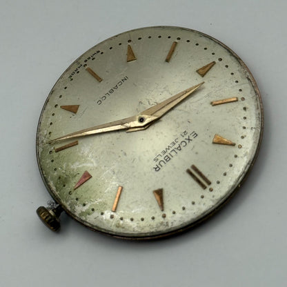 FHF 72 Watch Movement Excalibur Manual Wind Vintage Swiss Parts Repair 31mm