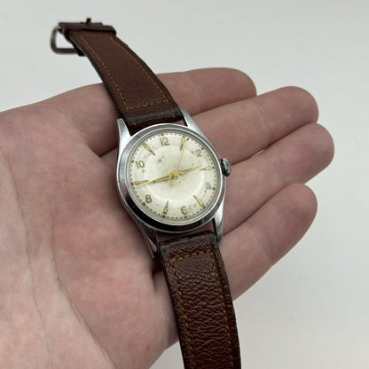 33mm Manual Wind Hermann Becker HB Sweep Secs Watch FOR PARTS TO RESTORE