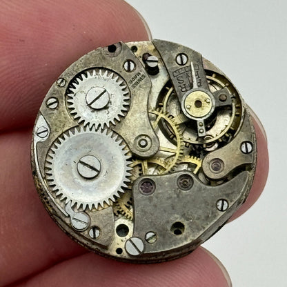 24.8mm Swiss Porcelain Dial Red 12 Trench Manual Wind Watch Movement PARTS