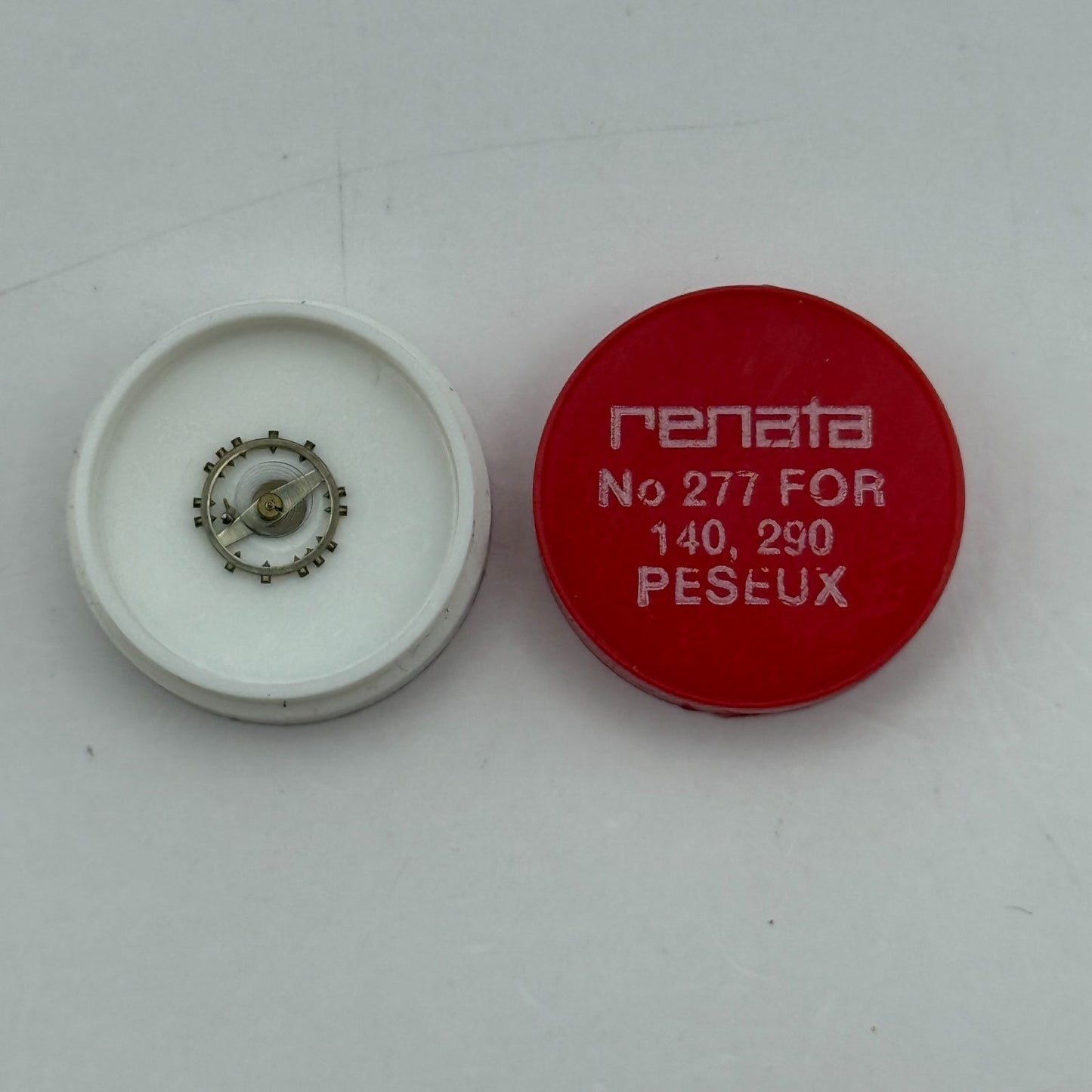 Peseux 140 290 Balance Complete Renata 277 Watch Movement Parts Vintage NOS